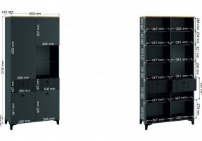 Шкаф-витрина Ника в Глазове - glazov.ok-mebel.com | фото 3