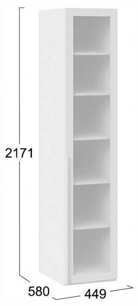 Шкаф-витрина Порто СМ-393.07.008 в Глазове - glazov.ok-mebel.com | фото 3