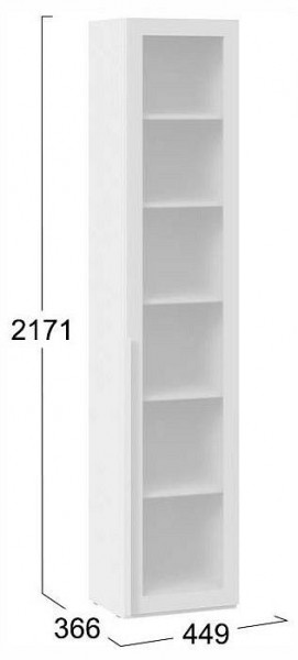 Шкаф-витрина Порто СМ-393.07.213 в Глазове - glazov.ok-mebel.com | фото 4