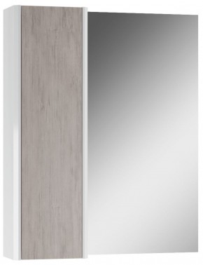 Шкаф-зеркало Uno 60 Дуб серый левый/правый Домино (DU1503HZ) в Глазове - glazov.ok-mebel.com | фото 2