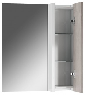 Шкаф-зеркало Uno 60 Дуб серый левый/правый Домино (DU1503HZ) в Глазове - glazov.ok-mebel.com | фото 4