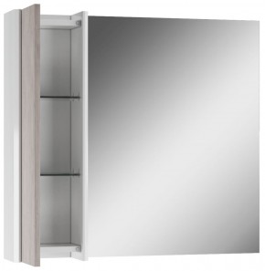 Шкаф-зеркало Uno 80 Дуб серый левый/правый Домино (DU1504HZ) в Глазове - glazov.ok-mebel.com | фото 4