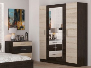 Спальный гарнитур Леси + 4-х створчатый шкаф в Глазове - glazov.ok-mebel.com | фото 4