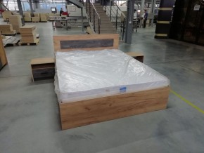 Спальный гарнитур МСП-1 (Дуб золотой/Камень темный) 1600 в Глазове - glazov.ok-mebel.com | фото 17