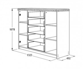 Спальный гарнитур Ольга-13 (модульный) в Глазове - glazov.ok-mebel.com | фото 17