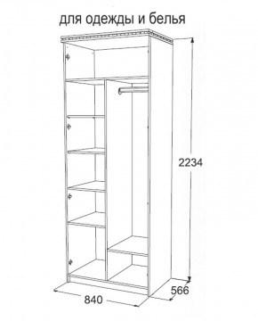 Спальный гарнитур Ольга-13 (модульный) в Глазове - glazov.ok-mebel.com | фото 29