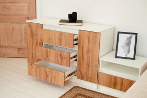 Спальный гарнитур Парус (Белый/Вотан) 1400 (Вариант-1) в Глазове - glazov.ok-mebel.com | фото 13