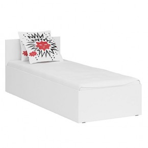 Стандарт Кровать 0800, цвет белый, ШхГхВ 83,5х203,5х70 см., сп.м. 800х2000 мм., без матраса, основание есть в Глазове - glazov.ok-mebel.com | фото