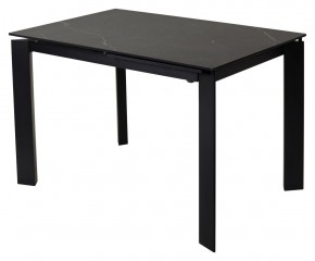 Стол CORNER 120 MATT BLACK MARBLE SOLID CERAMIC / BLACK, ®DISAUR в Глазове - glazov.ok-mebel.com | фото