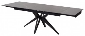 Стол FORIO 160 MATT BLACK MARBLE SOLID CERAMIC / BLACK, ®DISAUR в Глазове - glazov.ok-mebel.com | фото 4