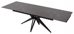 Стол FORIO 160 MATT BLACK MARBLE SOLID CERAMIC / BLACK, ®DISAUR в Глазове - glazov.ok-mebel.com | фото 5