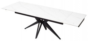 Стол FORIO 160 MATT WHITE MARBLE SOLID CERAMIC / BLACK, ®DISAUR в Глазове - glazov.ok-mebel.com | фото 7