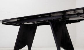 Стол IVAR 180 MARBLES KL-80 Серый мрамор, итальянская керамика, ®DISAUR в Глазове - glazov.ok-mebel.com | фото 3