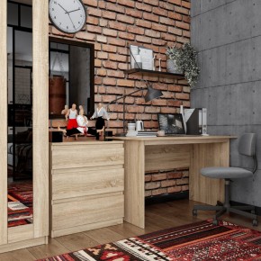Стол КАСТОР письменный 120х65, цвет Дуб Сонома в Глазове - glazov.ok-mebel.com | фото 3