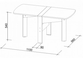 Стол обеденный СтК6 в Глазове - glazov.ok-mebel.com | фото 3