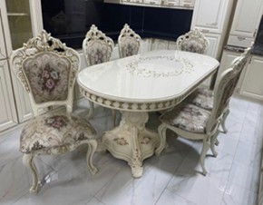 Стол овальный раскладной Рафаэлло 2500(3000)*1100 в Глазове - glazov.ok-mebel.com | фото