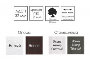 Стол раскладной Ялта-2 (опоры массив резной) в Глазове - glazov.ok-mebel.com | фото 4