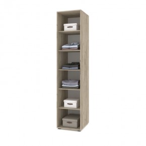 СТОУН С13 Шкаф-пенал (дуб золотой/графит) в Глазове - glazov.ok-mebel.com | фото 3