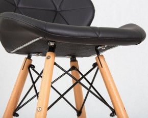 Стул барный DOBRIN BUTTERFLY BAR, ножки светлый бук, цвет чёрный в Глазове - glazov.ok-mebel.com | фото 9