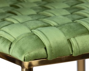 Стул барный DOBRIN EMMA GOLD, зеленый велюр (VF-08) в Глазове - glazov.ok-mebel.com | фото 8