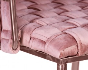 Стул барный DOBRIN EMMA ROSE GOLD, розовый велюр (VF-10) в Глазове - glazov.ok-mebel.com | фото 7