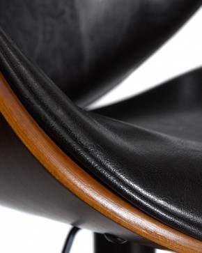 Стул барный DOBRIN JACK BLACK, цвет черный глянец PU ABD 002 в Глазове - glazov.ok-mebel.com | фото 9