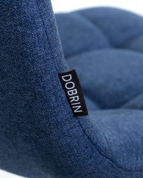 Стул барный DOBRIN NICOLE, черные матовые ножки, синяя ткань (UF860-14B) в Глазове - glazov.ok-mebel.com | фото 9