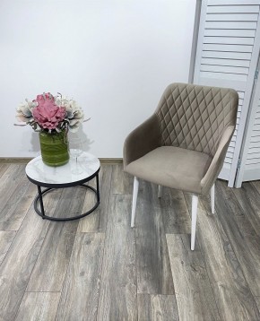 Стул BRANDY-X ЛАТТЕ #25 / белый каркас, велюр М-City в Глазове - glazov.ok-mebel.com | фото 2
