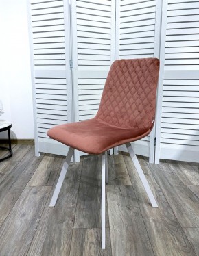 Стул DAIQUIRI BLUVEL-52 PINK / белый каркас, велюр М-City в Глазове - glazov.ok-mebel.com | фото 7
