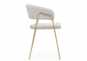 Стул на металлокаркасе Kamelia 1 light gray fabric / gold в Глазове - glazov.ok-mebel.com | фото 4