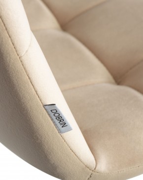 Стул обеденный DOBRIN CHILLY, Бежевый Holland 07, основание черный в Глазове - glazov.ok-mebel.com | фото 10
