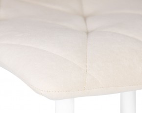 Стул обеденный DOBRIN CHILLY ROMBO, Бежевый Simple 44, основание белое в Глазове - glazov.ok-mebel.com | фото 7