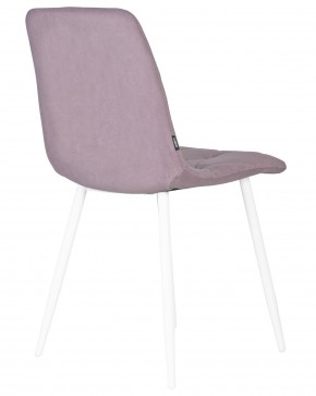 Стул обеденный DOBRIN CHILLY ROMBO, Лавандовый Simple 48, основание белый в Глазове - glazov.ok-mebel.com | фото 4