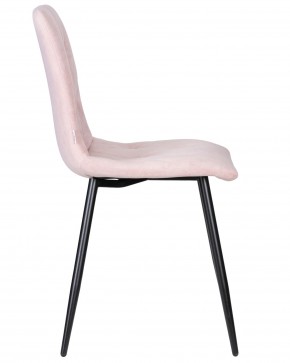 Стул обеденный DOBRIN CHILLY ROMBO, Розовый Simple 03, основание черное в Глазове - glazov.ok-mebel.com | фото 3