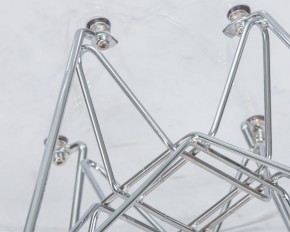 Стул обеденный DOBRIN DSR CASPER, ножки хром, цвет прозрачный в Глазове - glazov.ok-mebel.com | фото 10