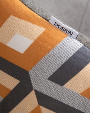 Стул обеденный DOBRIN MARKUS, ЭМАЛЬ ЧЕРНЫЙ МУАР ткань Candy Graphite+Escada Ochre в Глазове - glazov.ok-mebel.com | фото 10