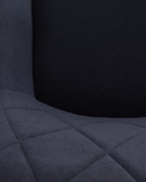 Стул обеденный DOBRIN ROBY, ЭМАЛЬ ЧЕРНЫЙ МУАР велюр Catania Dark Blue в Глазове - glazov.ok-mebel.com | фото 11