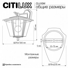 Светильник на штанге Citilux FORTS CLU10W в Глазове - glazov.ok-mebel.com | фото 9