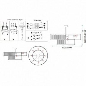 Светильник на штанге Imperiumloft RH Marais Round Chandelier 40,2668 в Глазове - glazov.ok-mebel.com | фото 11