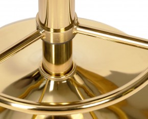 Табурет барный DOBRIN BRUNO GOLD, черный велюр (MJ9-101) в Глазове - glazov.ok-mebel.com | фото 2