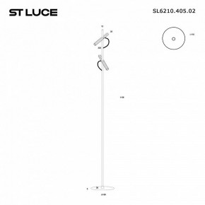 Торшер ST-Luce LILT SL6210.405.02 в Глазове - glazov.ok-mebel.com | фото 2