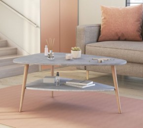 ТРИО Стол журнальный (бетон) в Глазове - glazov.ok-mebel.com | фото