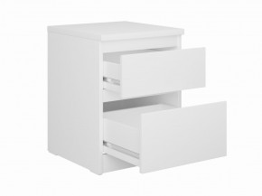 Тумба КАСТОР малая с двумя ящиками, цвет белый в Глазове - glazov.ok-mebel.com | фото 2