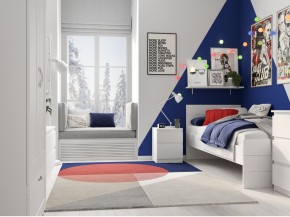 Тумба КАСТОР малая с двумя ящиками, цвет белый в Глазове - glazov.ok-mebel.com | фото 3