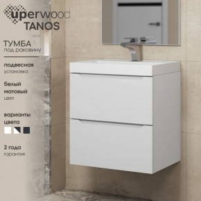 Тумба под раковину Uperwood Tanos 70 см, подвесная, белая матовая в Глазове - glazov.ok-mebel.com | фото 5