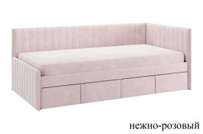 ТВИКС Кровать (тахта) с ящиками 900 (нежно-розовый) в Глазове - glazov.ok-mebel.com | фото