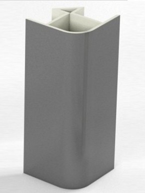 Угловое соединение для цоколя 90 гр. h100 мм (Алюминий, Белый, Черный, Сонома) в Глазове - glazov.ok-mebel.com | фото 1