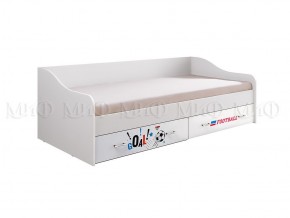 ВЕГА NEW Boy  Кровать 900 с настилом ЛДСП (белый глянец с фотопечатью/белый) в Глазове - glazov.ok-mebel.com | фото