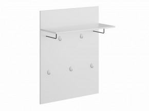Вешалка СИРИУС настенная с полкой, цвет белый в Глазове - glazov.ok-mebel.com | фото 2