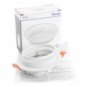 Встраиваемый светильник Feron DL502 51089 в Глазове - glazov.ok-mebel.com | фото 9